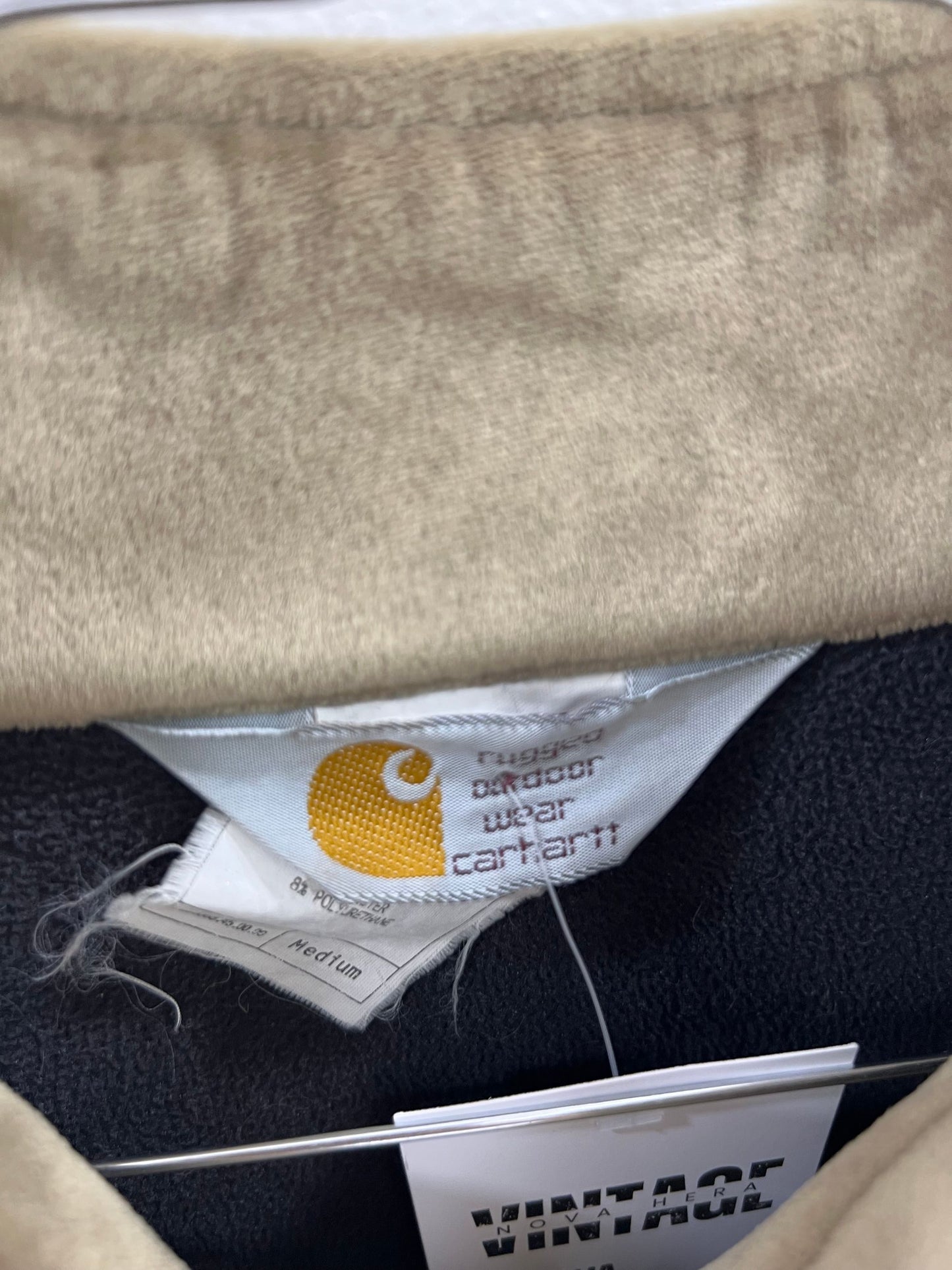 felpa con zip carhartt