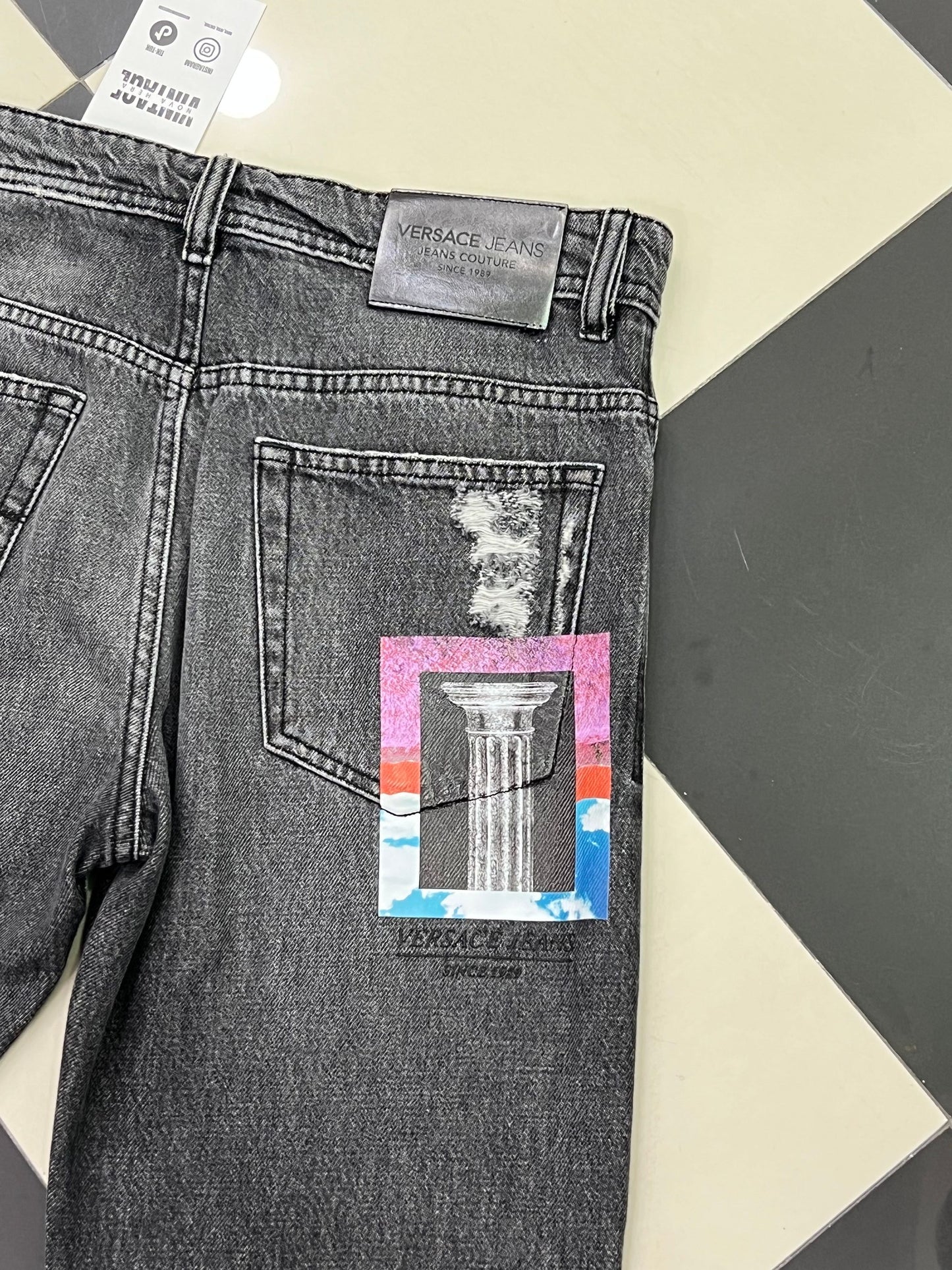 pantalone versace