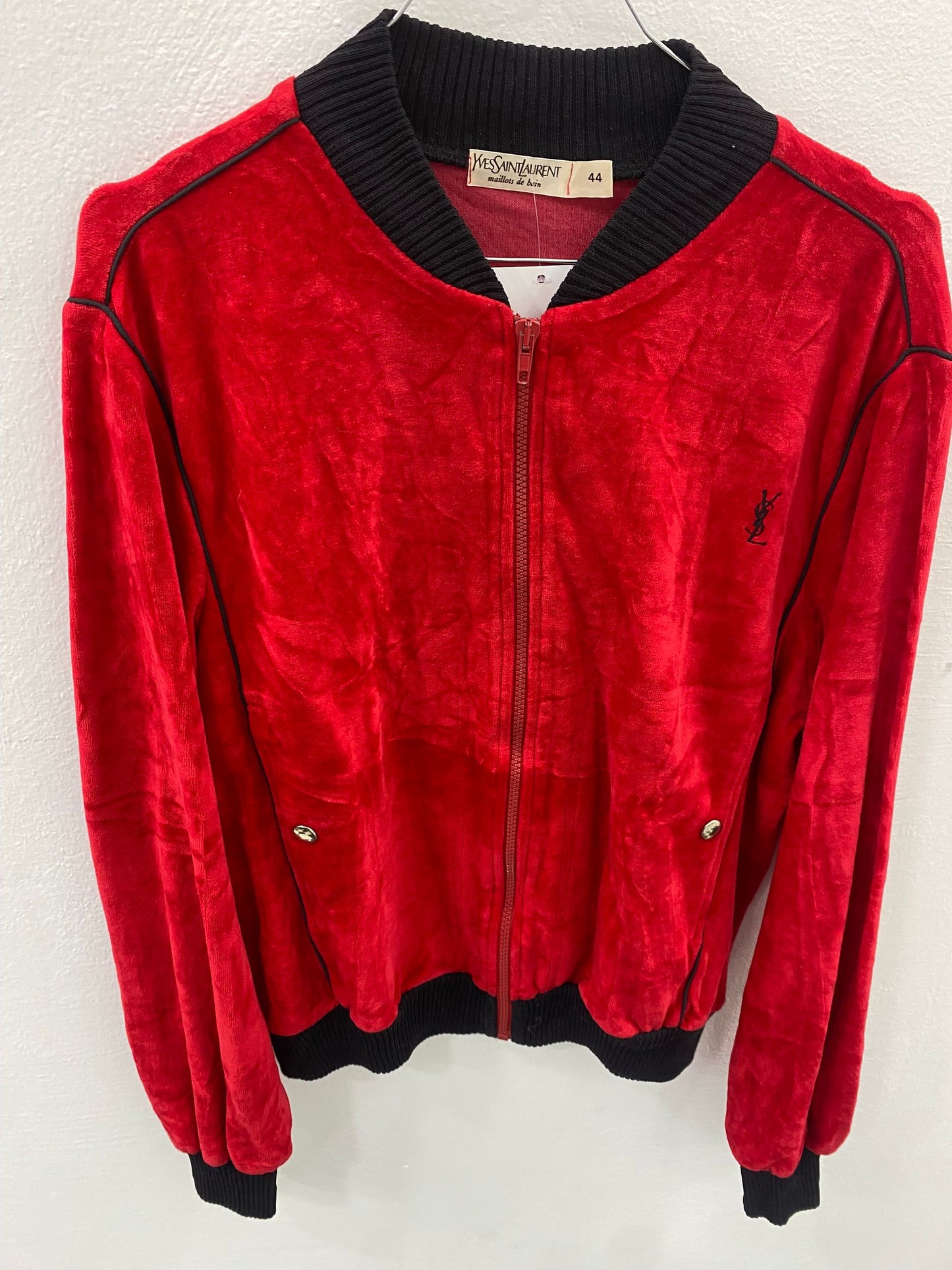 felpa con zip yves saint Laurent
