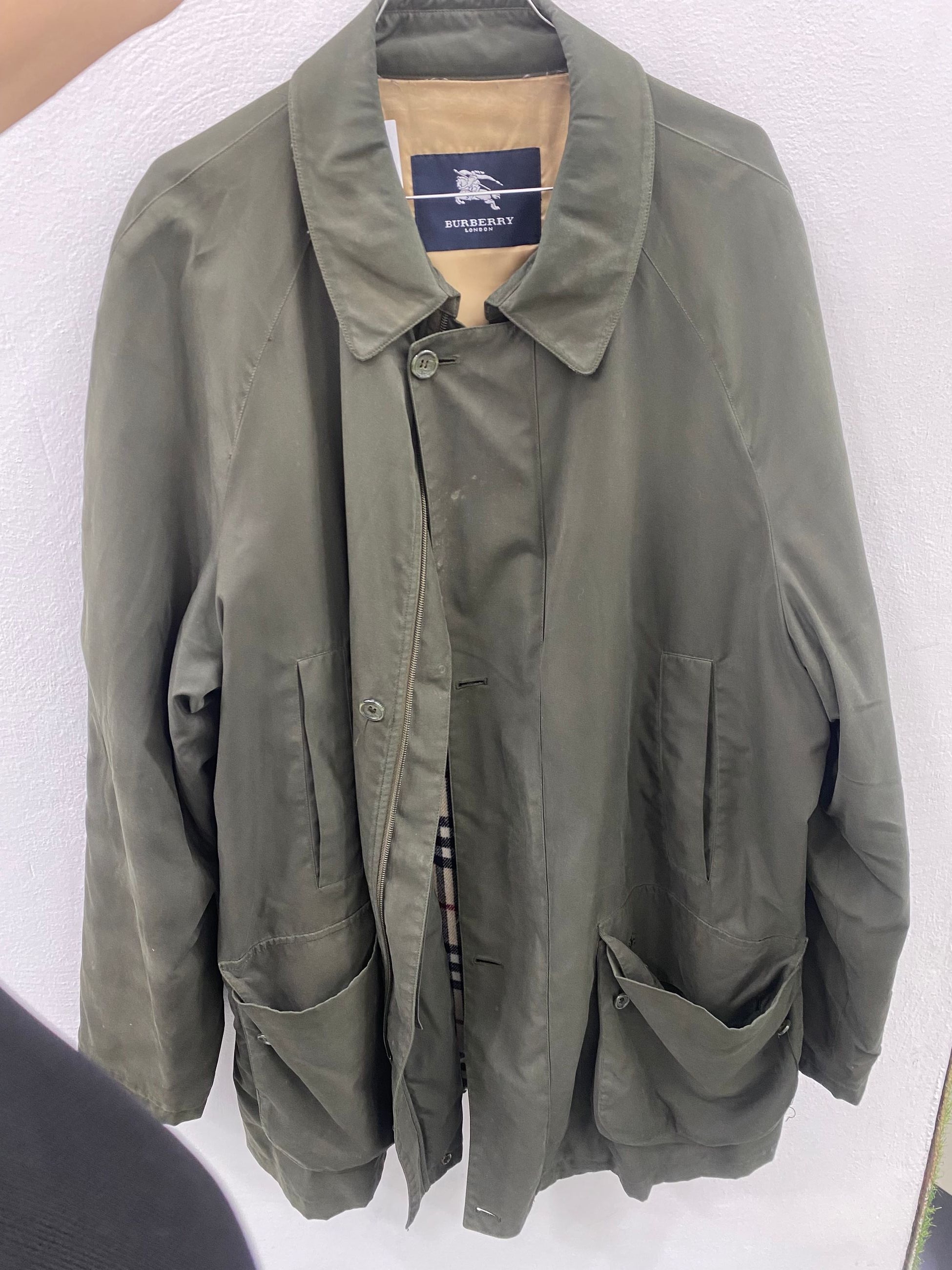 giaccone burberry