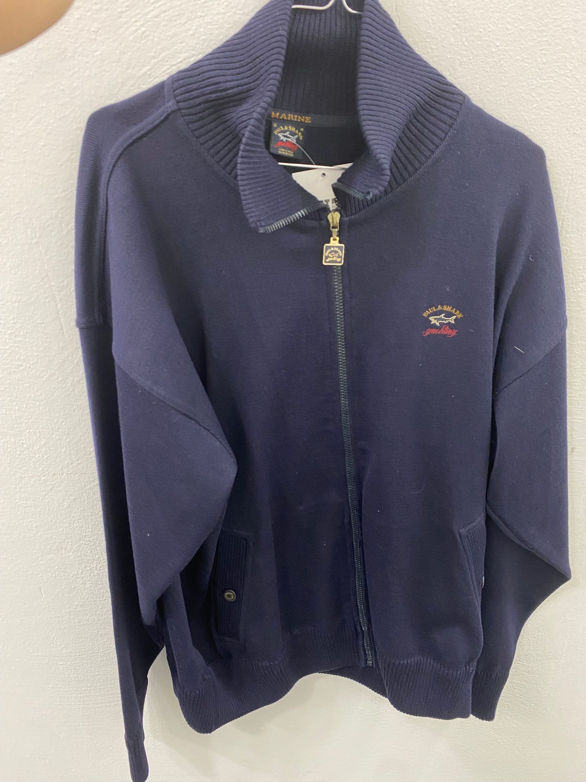 maglione con zip paul e shark