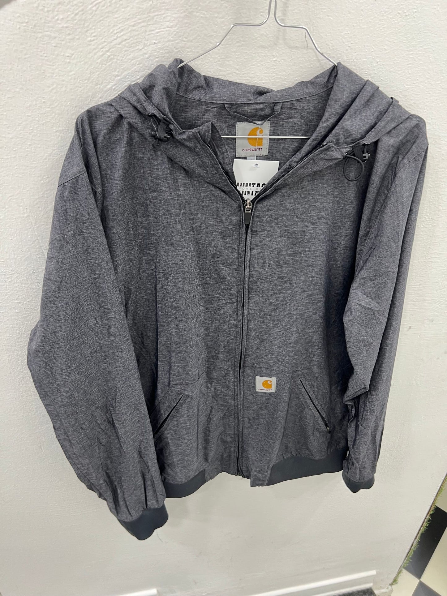felpa con zip carhartt