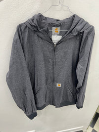 felpa con zip carhartt