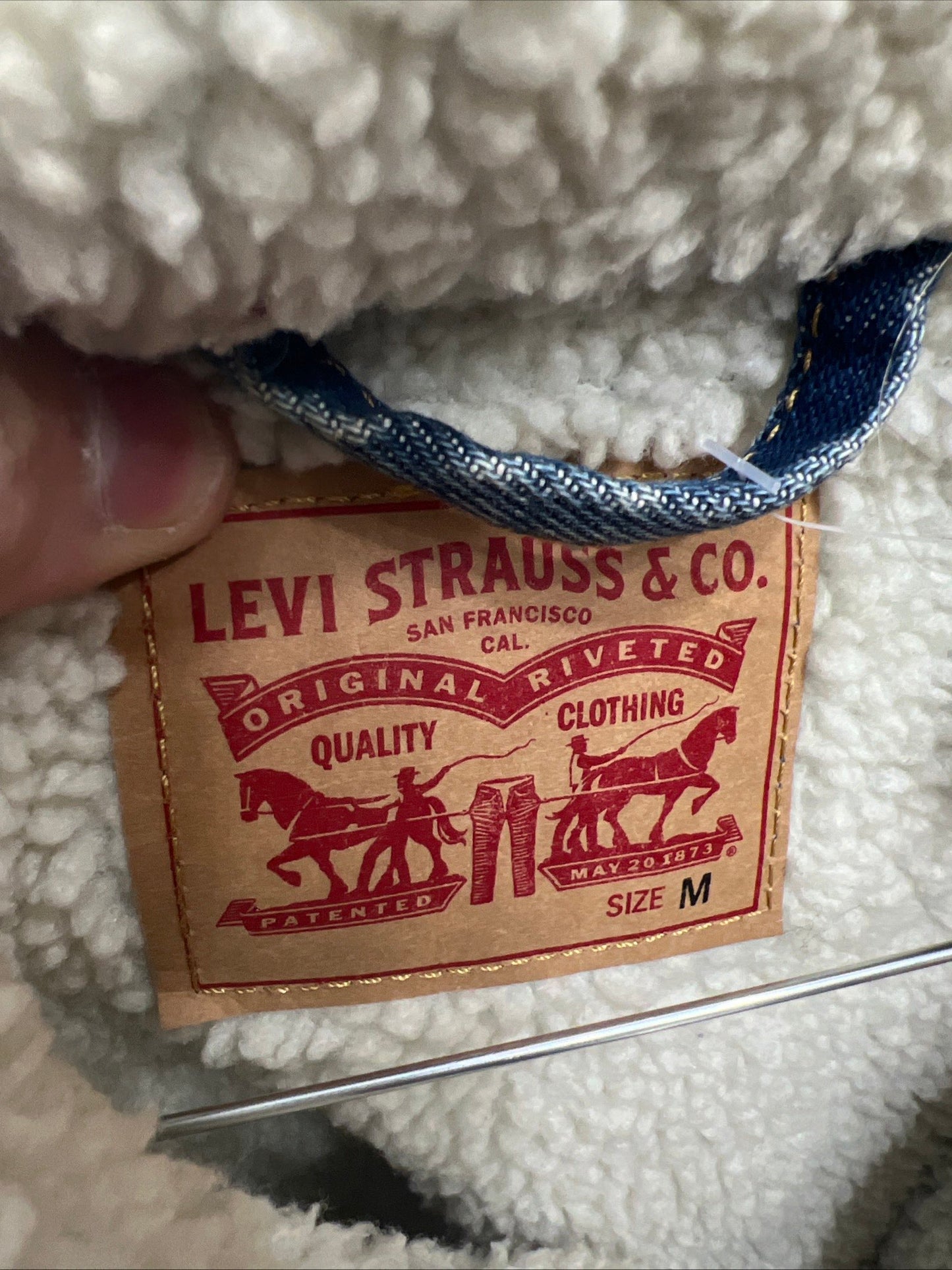 giacca denim levi's