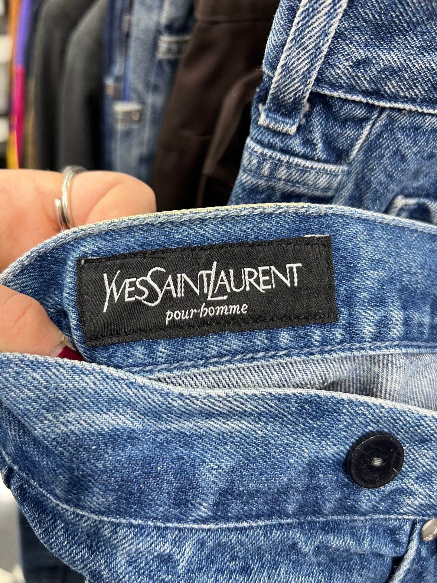 jeans yves saint Laurent