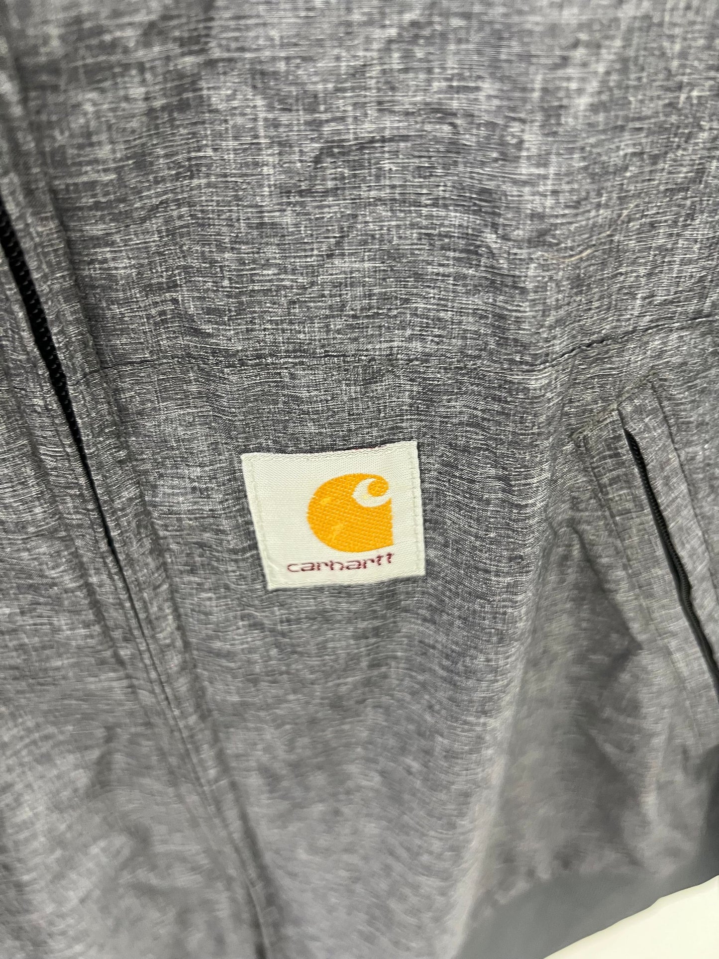 felpa con zip carhartt