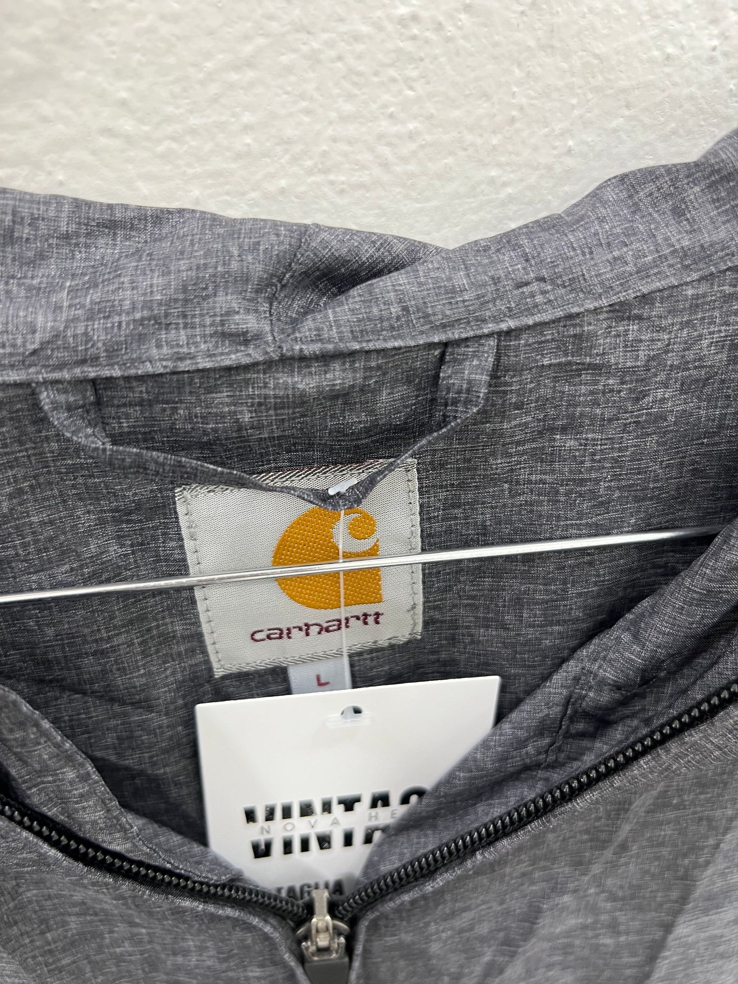 felpa con zip carhartt
