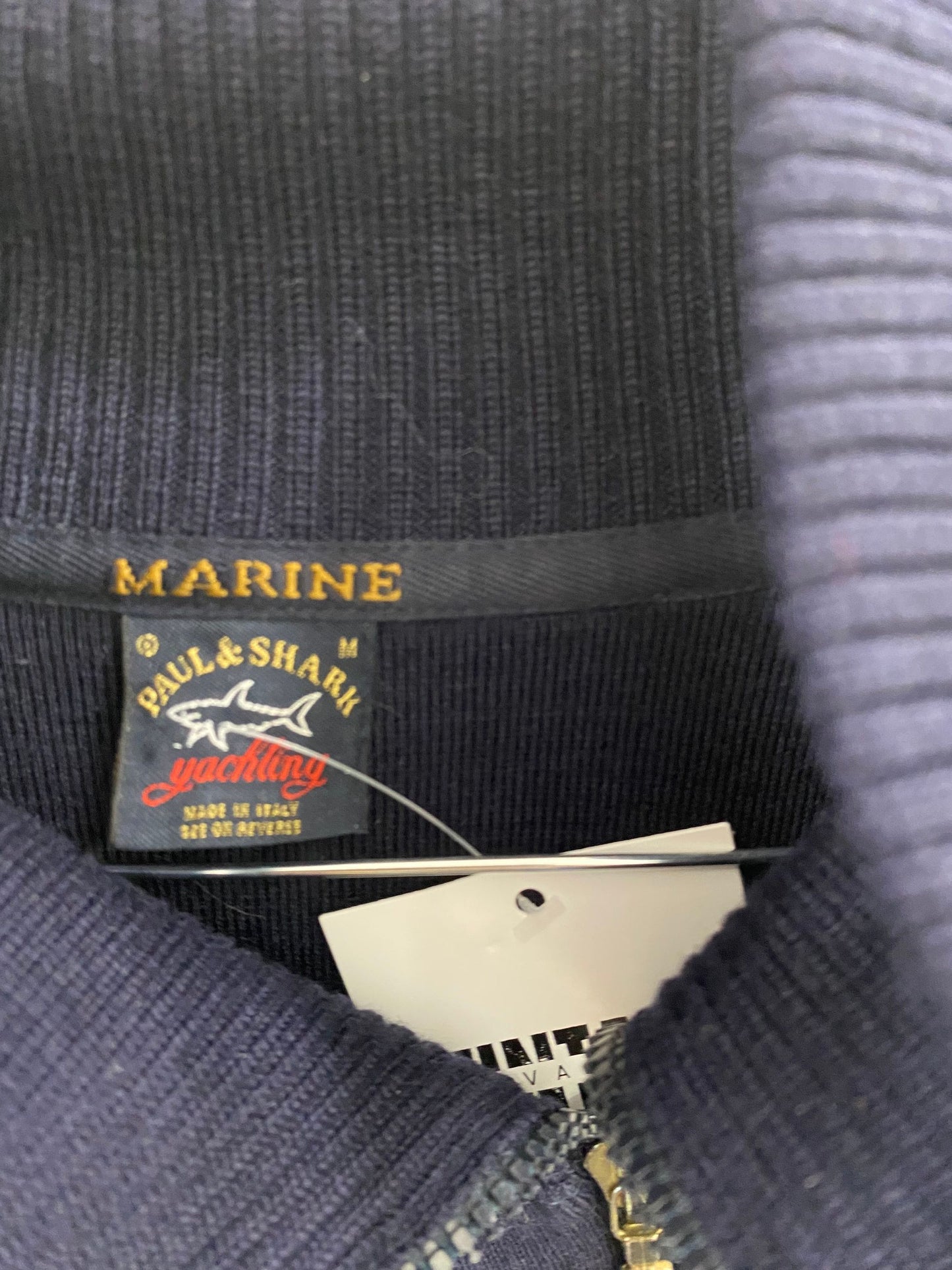 maglione con zip paul e shark