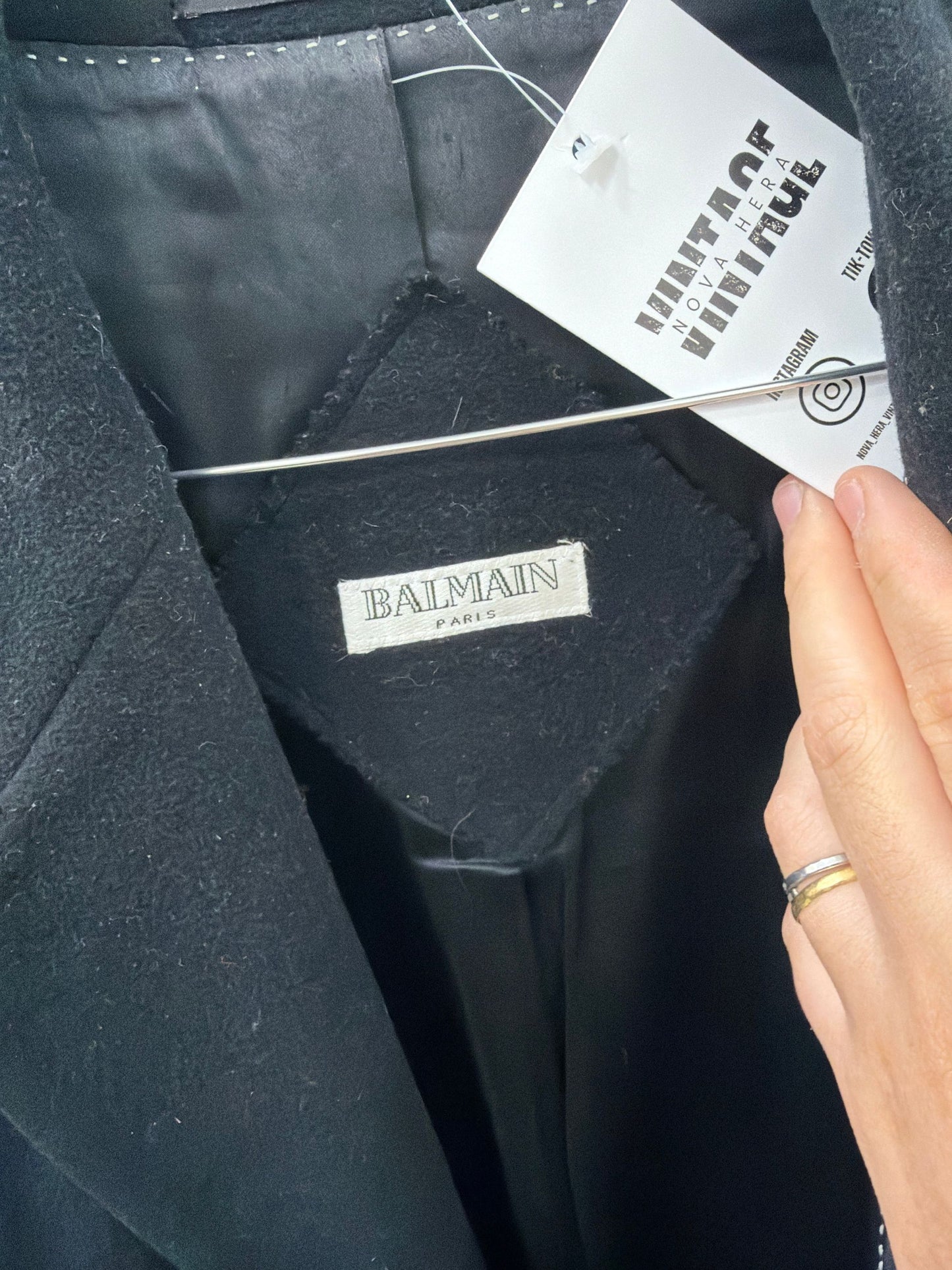cappotto balmain