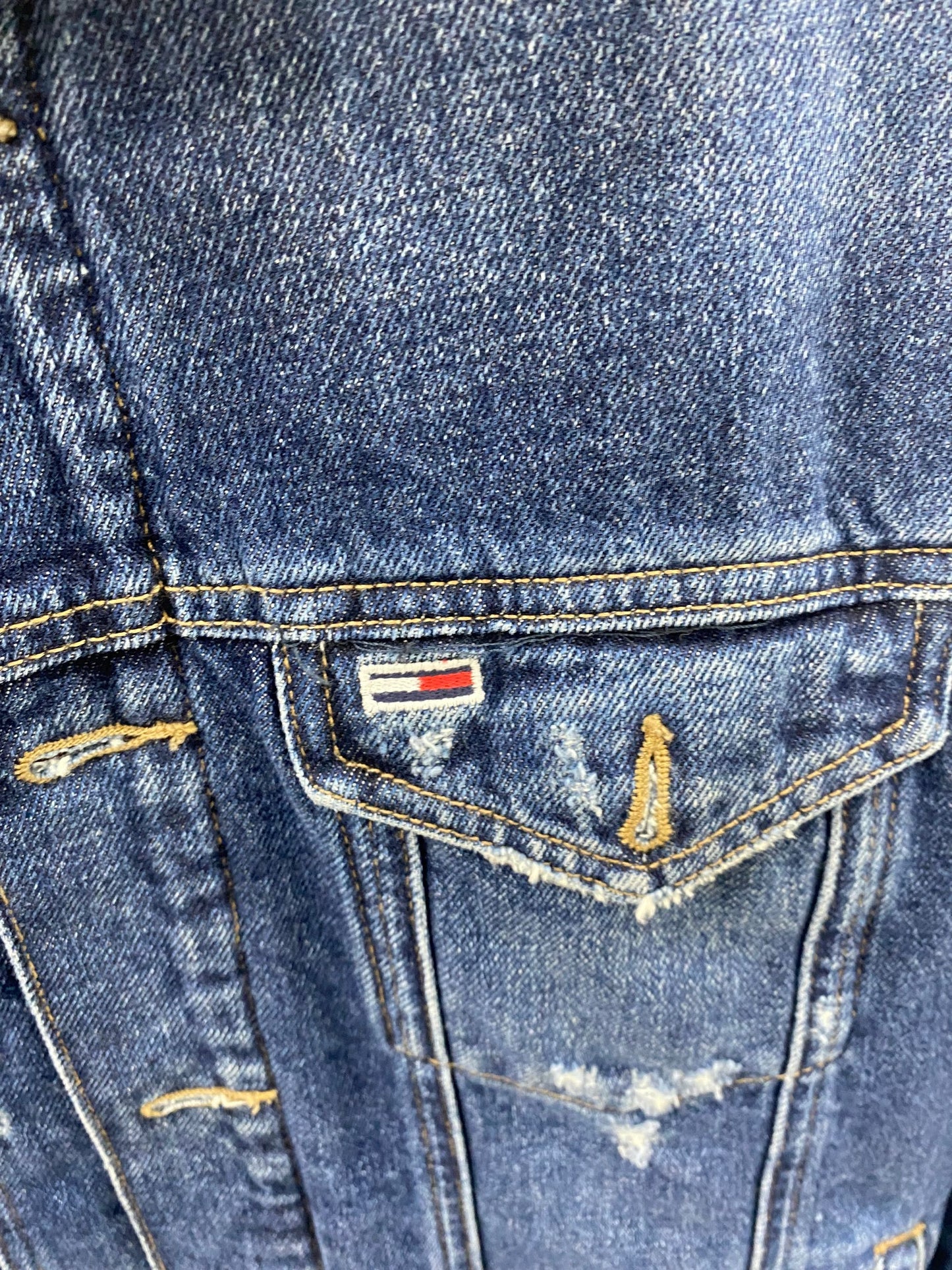giacca denim tommy Hilfiger