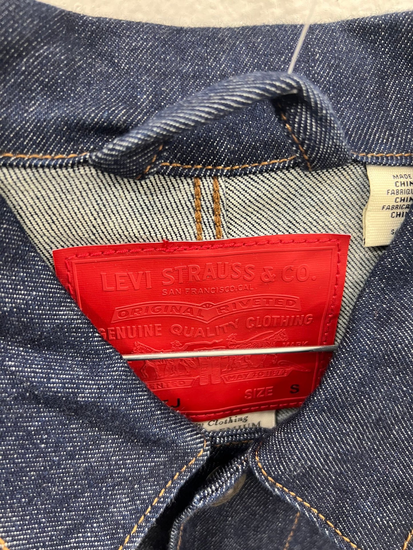 giacca denim levi's