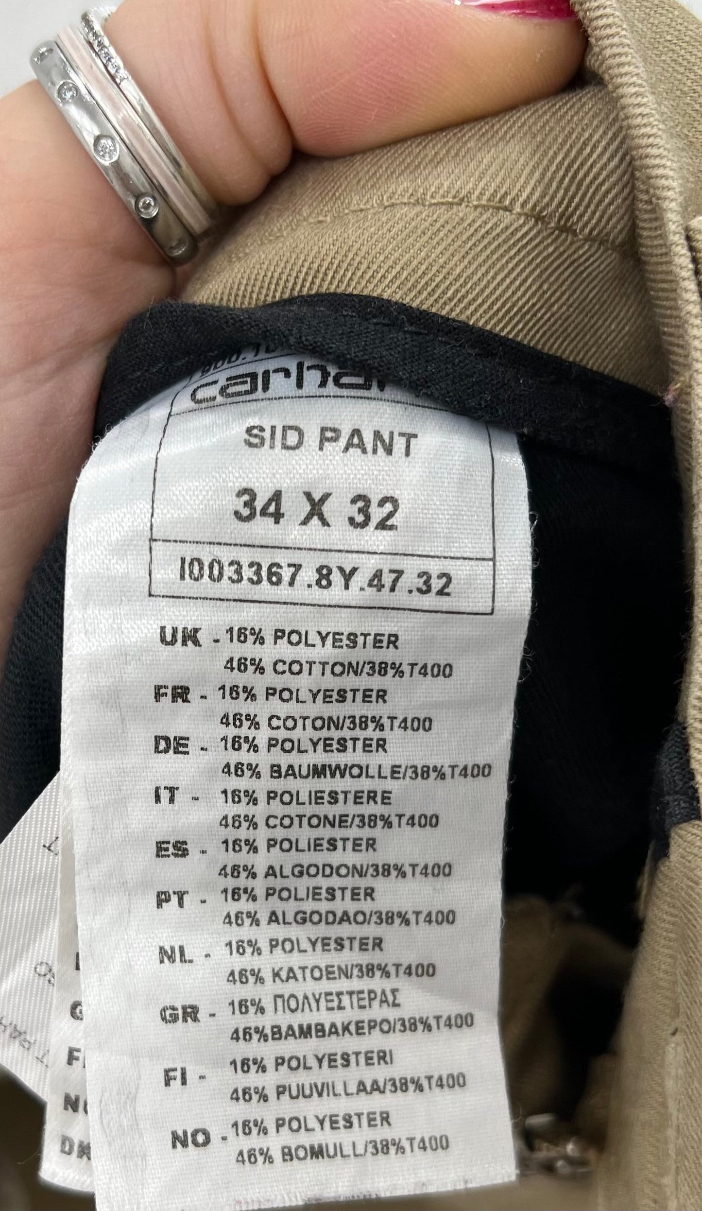 pantalone carhartt